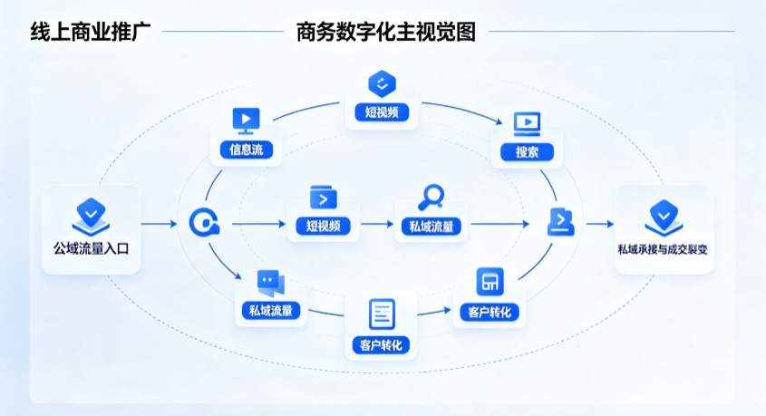 乐安县线上商业推广怎么做？全域流量闭环搭建与低成本转化实战指南